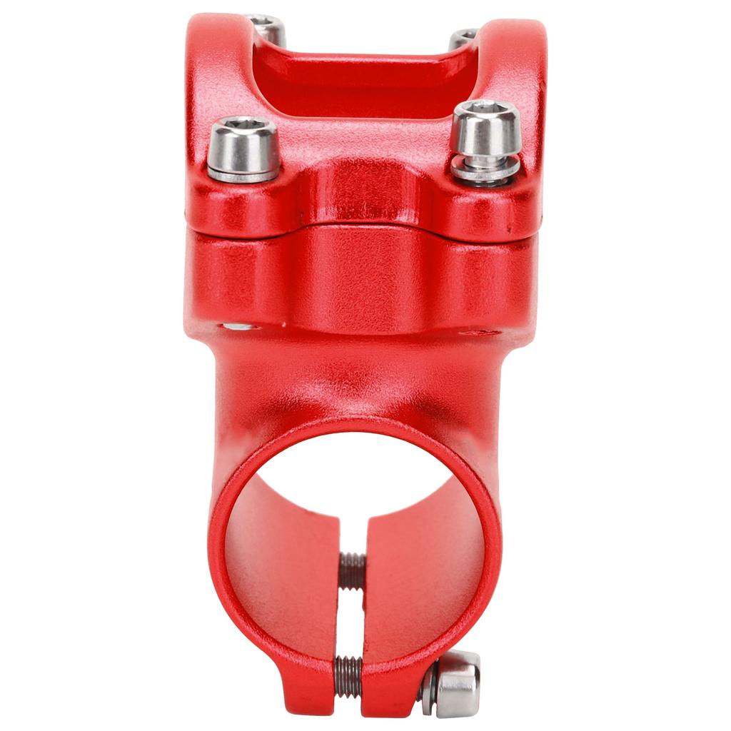 LUNJE 31.8x35mm Bike Handlebar Short Stem Riser Aluminum Alloy   Hollow Stem