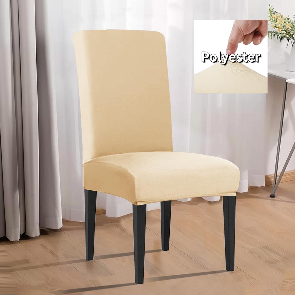 Dining Room Chair Protector Slipcovers Set of 4/8 Stretch Removable Washable Seat Cover for Kitchen Home Decoration Chair Cover