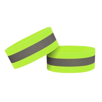 Reflective Armband for Running Bike, Velcro, 4cm, Yellow