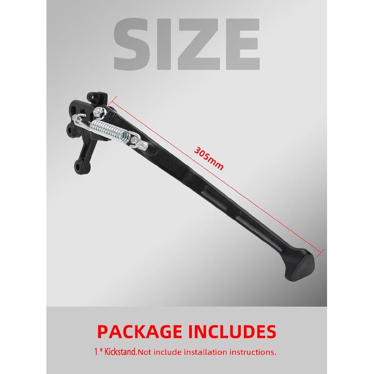 Ensemble béquille pour E Ride Pro, Ensemble béquille en fer avec support pour vélo électrique Eride Pro SS/S/SR