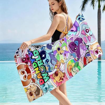 Game D-Dandys Worlds Towel Multi-purpose Quick Dry Towel Family Outdoor Pool Beach Travel Daily Bath Use