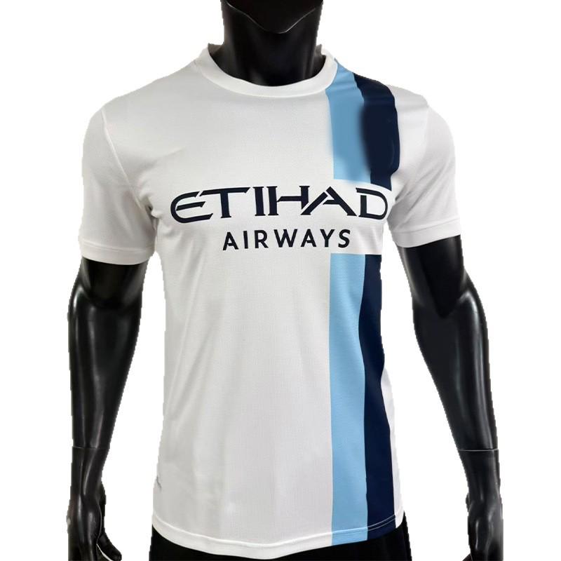 Retro Man City 2013-14 Auswärtsfußballtrikot