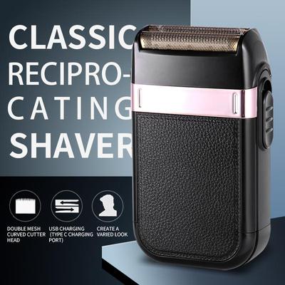 Rasoio da barba alternativo senza fili per uomo, ricaricabile tramite USB, multifunzione, portatile, bagnato e asciutto, per la toelettatura