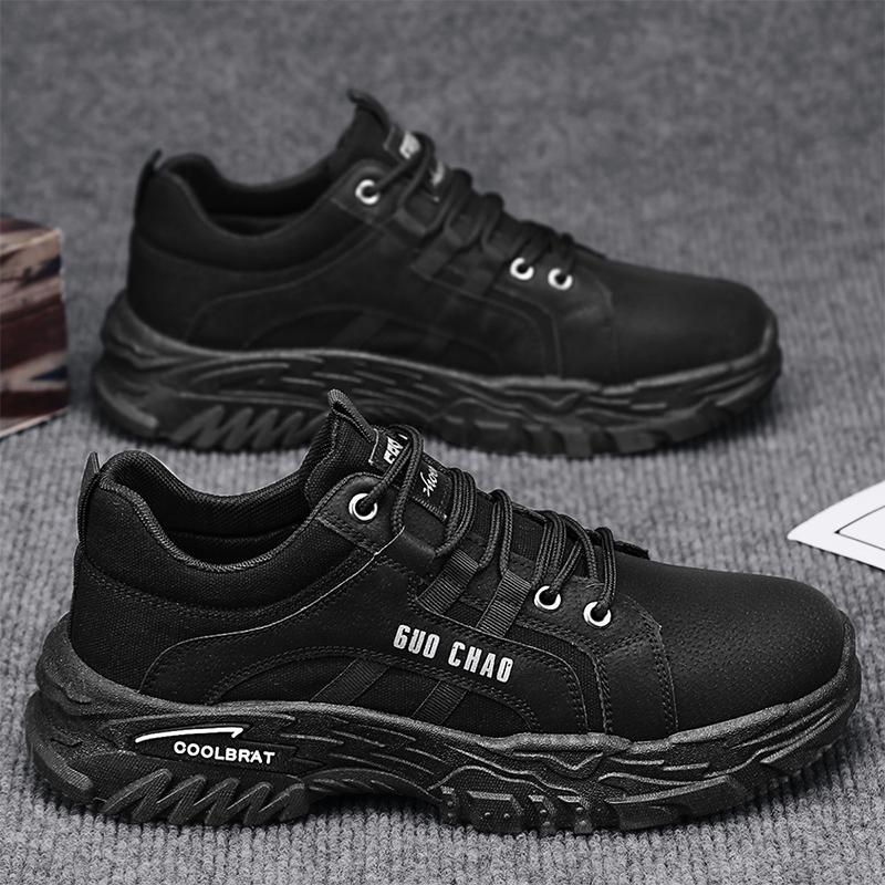 

Labor insurance shoes men s work casual board shoes construction site work non-slip wear-resistant sports shoes mountaineering men s shoes 44 чорний