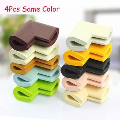 4 Pcs Kids Safety Desk Edge Bumper Corner Protection Cushion Cover Protector