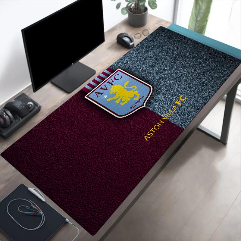 Tappetino per mouse del Football Club Aston Villa Tappetino per mouse, Tappetino per mouse da gioco, Tappetino per tastiera, Decorazione per scrivania per computer portatile Regalo per tifoso Regalo di compleanno