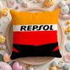 Pikpaka Cute Pink R-Repsol Petrleos Cushion Cover Plush Fabric Soft Double-Sided Printed Sofa Warm Winter Home Gift Pillow Cover