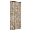 vidaXL Insektenschutz-Vorhang Beige und Braun 90x220 cm Chenille