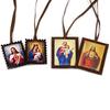  Religious Scapular Pendants with HD  Mary Print Small Portable Gift for Car Home Daily Decor