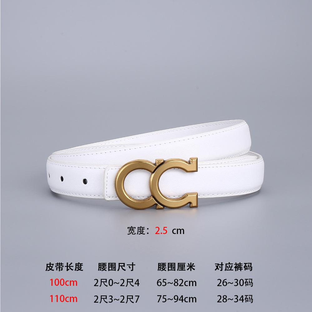 Women'S Belt Women'S Clothing Belt Simple Style Decorative Suit Pants Jeans