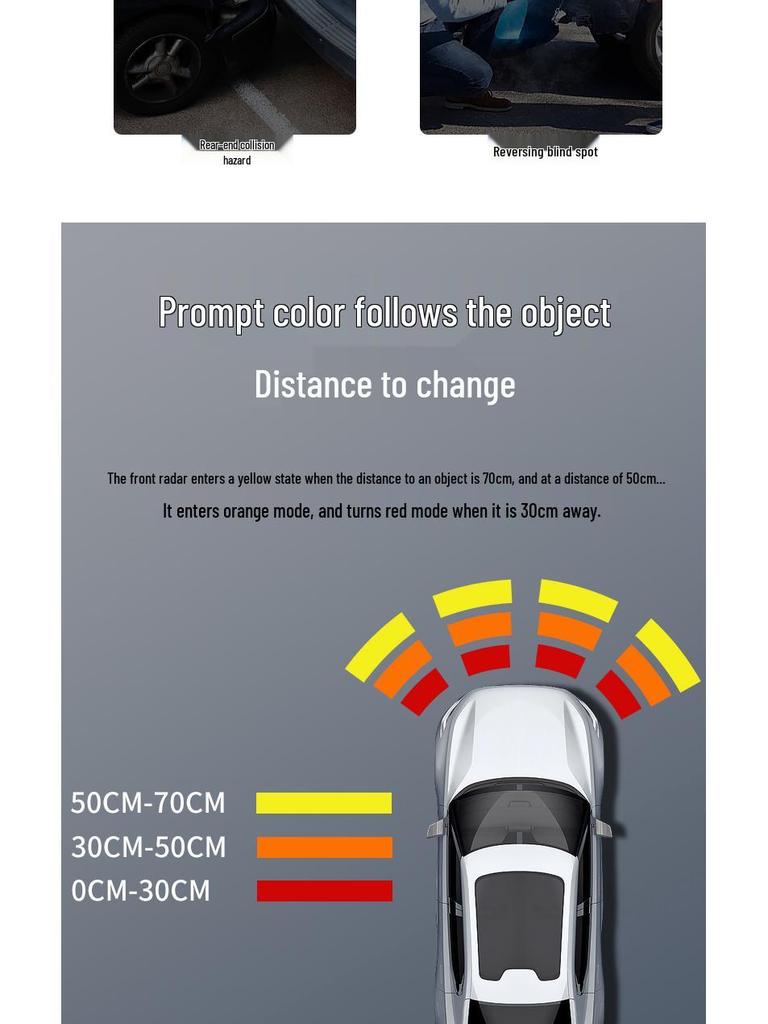 Front and Rear Parking Sensors for Honda CR-V and Hyundai Breeze