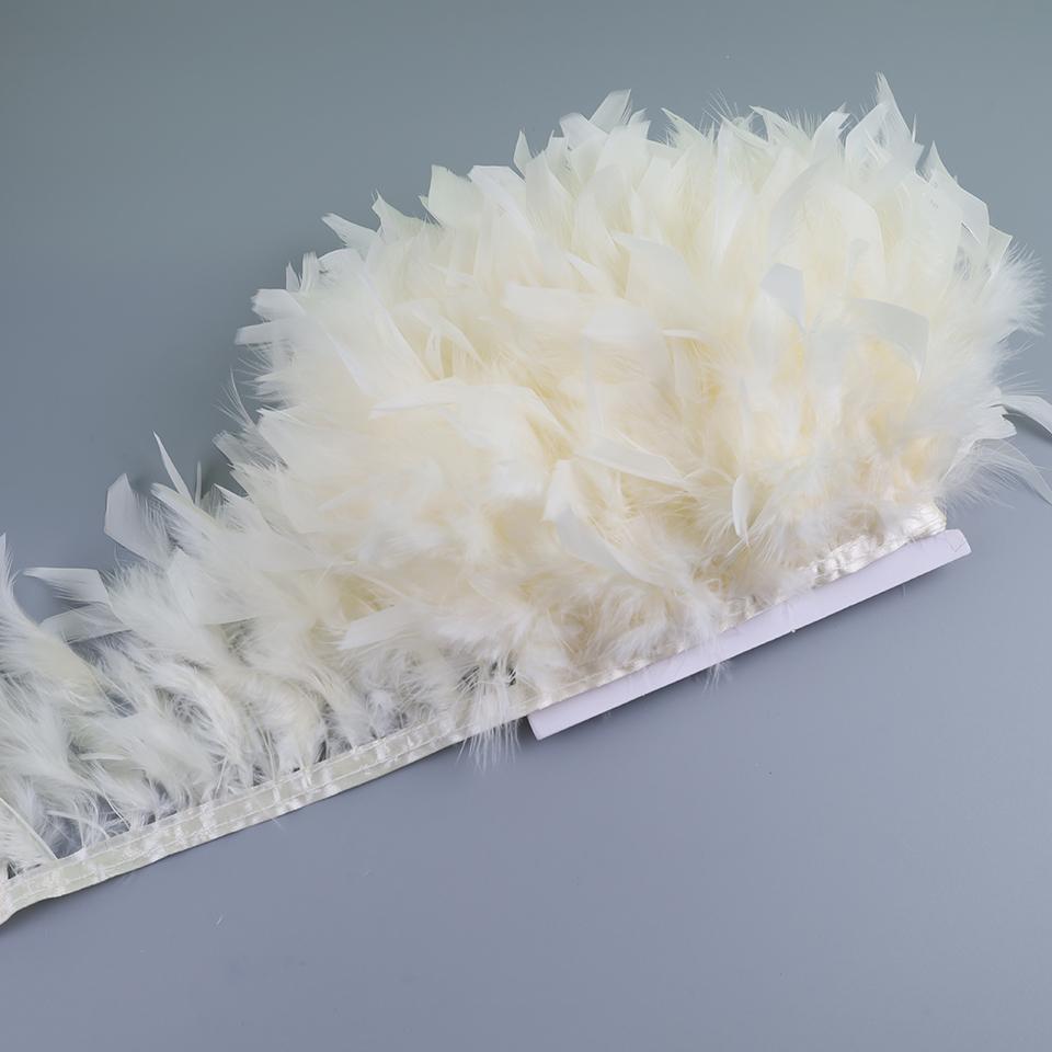 Feather10-15cm Marabou Feathers Trim DIY Wedding Turkey Feather Ribbon Crafts Sewing Clothing Party Plume Handmade Home Decor