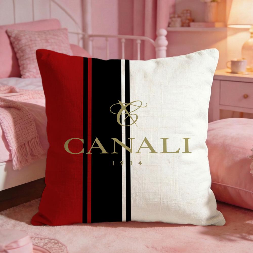 Classic CCanali Cushion Cover Premium Comfort Reversible Pillow Cove Two In One Design For Any Room  Car Interior