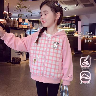 Hello Kitty Girls' Casual Hooded Jacket