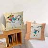 Cartoon Pippi L-longstocking Cute  Maple Design Cushion Cover Happy Autumn Harvest decor Holiday Decorati Pillow Cover