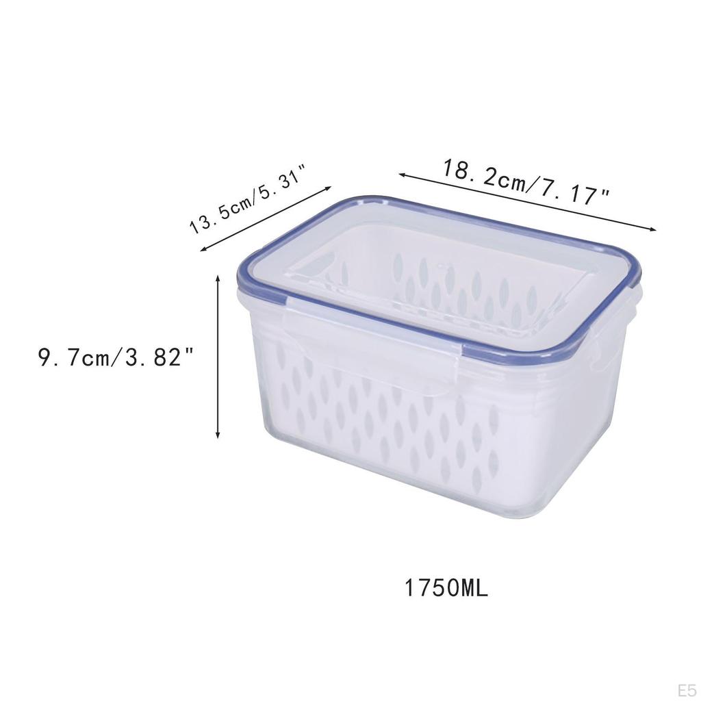 Refrigerator Organizer, Fridge Vegetable And Fruit Storage Case for Picnic