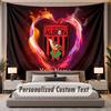 Custom Name Text Tapestry West Bromwich Albion Personalized Polyester Wall Tapestry For Bedroom And Room