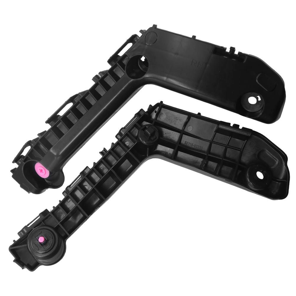 

2 шт. Кронштейн переднего бампера автомобиля, фиксатор, балка, кронштейн для крепления, опора для Toyota Corolla 2017-2019, аксессуары TO1043131 чёрный