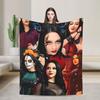 Warm Throw Blanket Travel Office Liv Morgan Blanket  Flannel Bedspread For Couch Chair Fashion Sofa Bed Cover