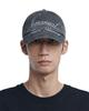 Nomaenyueol Cursive Logo Ball Cap - Washed Charcoal
