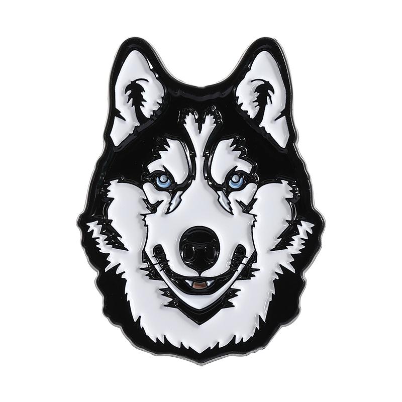 Cute Dog Set Enamel Pins Custom Corgi Border Collie Pattern Brooches Lapel Badges Clothes Animal Jewelry Gift for Friends