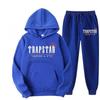 Men Women Hooded Fleece Tracksuit Set Long Sleeve Top Pant Casual Sportswear