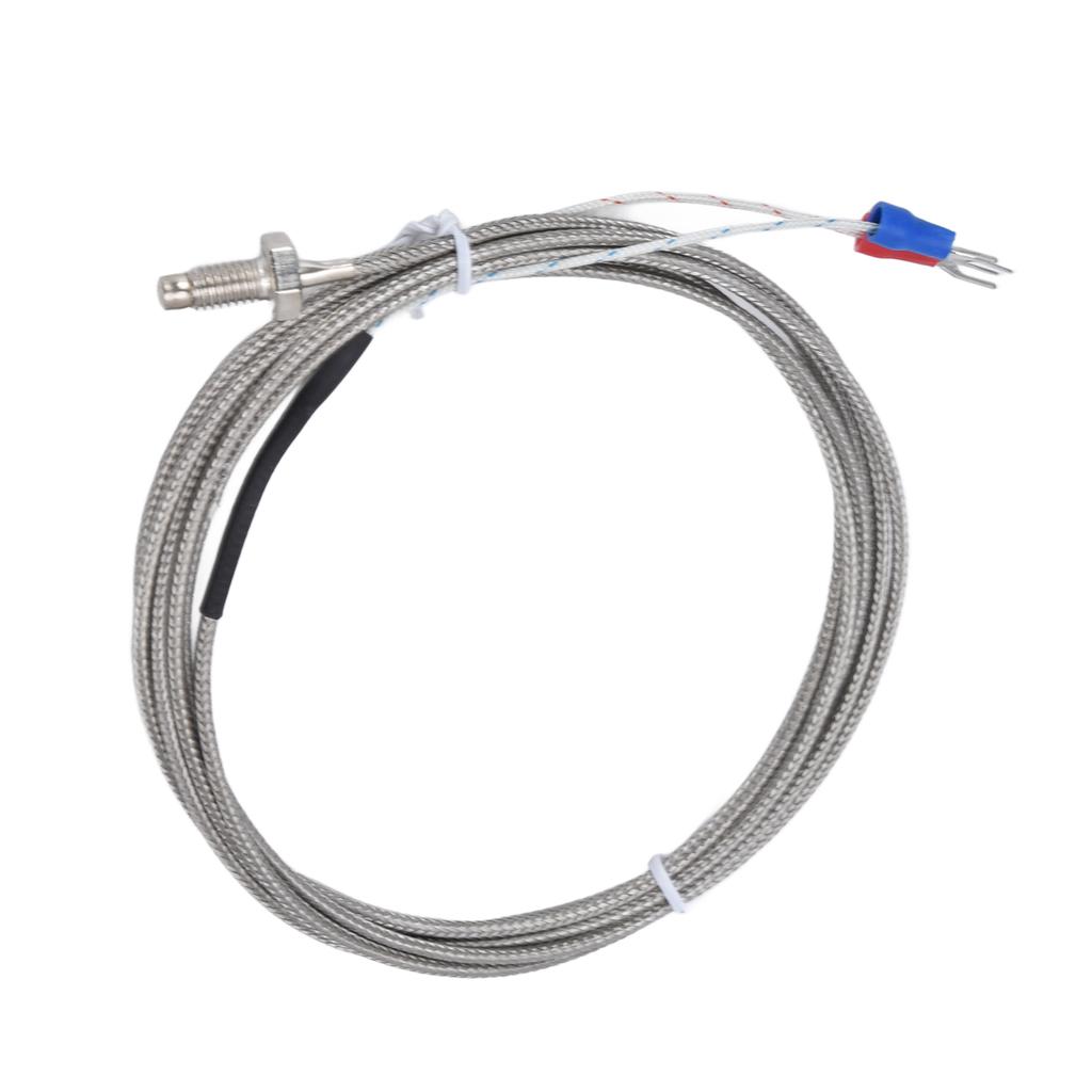 K Type Thermocouple Ground Shielded Wire Temperature Sensor Screw Probe 0‑450℃ WRNT‑01