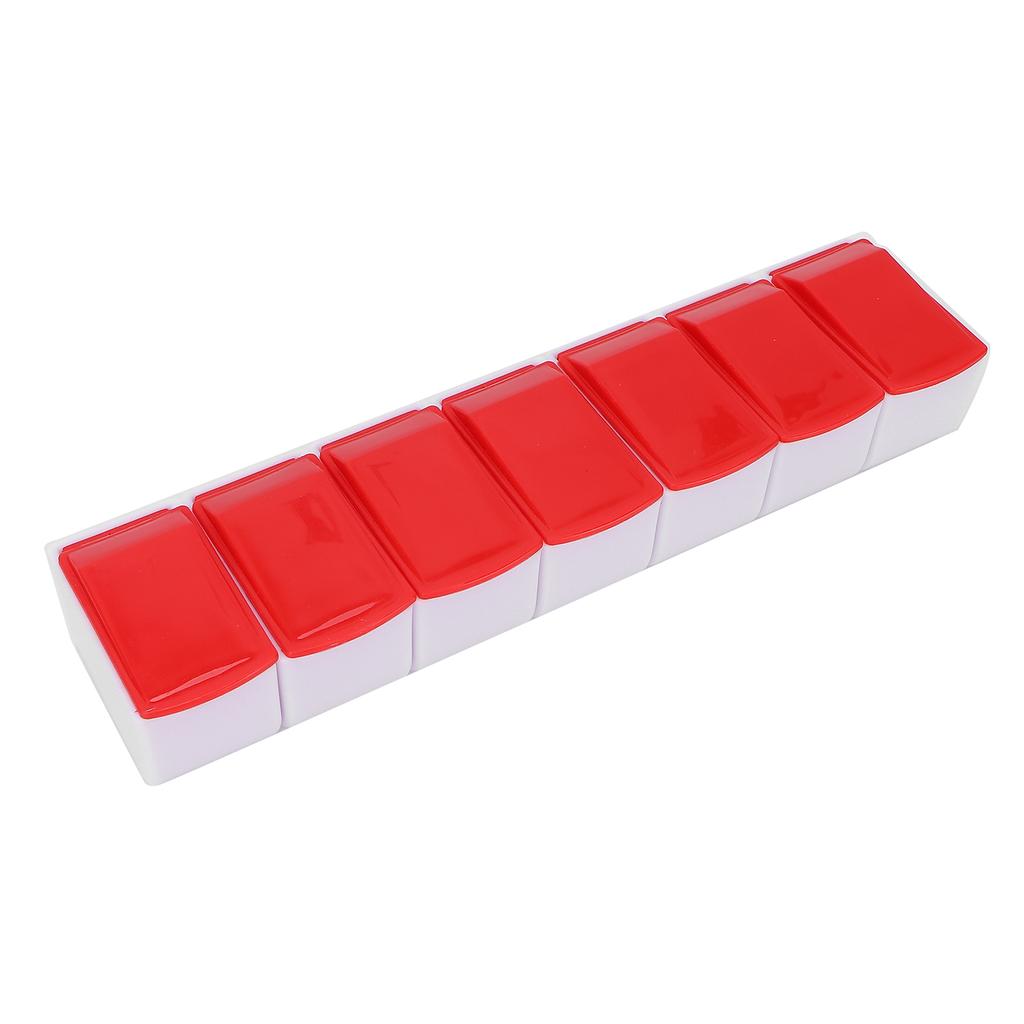 Portable 7 Days Pills Case Weekly Pills Organizer Travel Daily Pills Container for Capsule