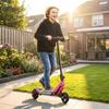 Electric Scooter for Kids, Foldable E Scooter for Age Age 6+ with LED Display, RGB lights, Up to 16km/h, Pink