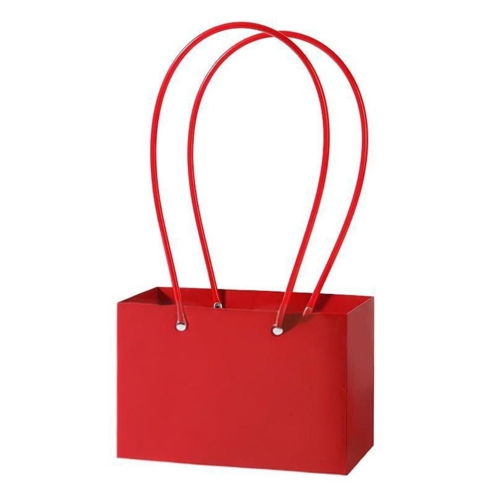 Rectangle Portable Flower Box Trapezoid Hand Paper Bag New Flower Gift Box Valentine's Day