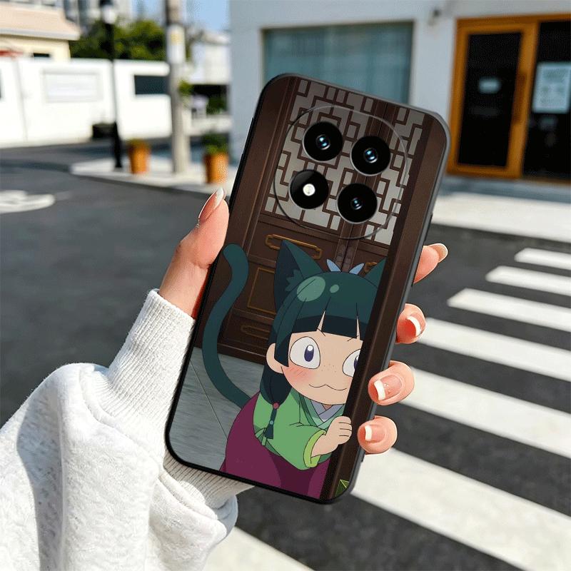 A-Apothecary D-Diaries Cute Soft Phone Case for Xiaomi Redmi Note 12 13 14 15 Pro Plus 11 12S 11S 11T 10 4G Black Cover Back She