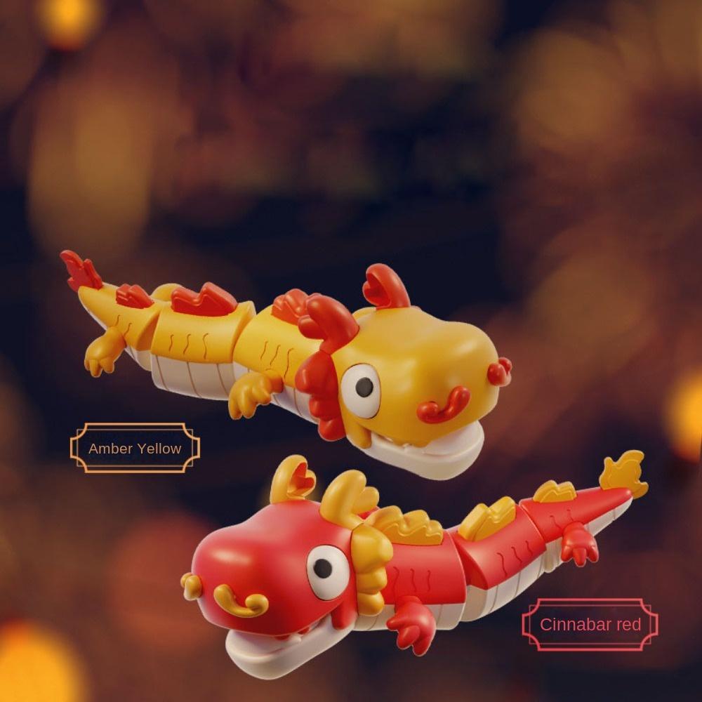 

Игрушка для танца дракона в китайском стиле, игрушка-талисман из АБС-пластика, подарок на Новый год, китайская игрушка-дракон, детская игрушка