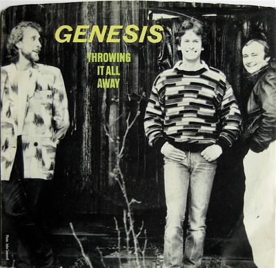 7inch Record GENESIS  Throwing It All Away  Do The Neuro 789372 ATLANTIC 1986 Non Japan Rock Used