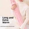 Extra Long Hot Water Bottle Leak-proof Anti-scalding Warm Water Bag Portable Removable Water-filled Waist Warmer Gifts