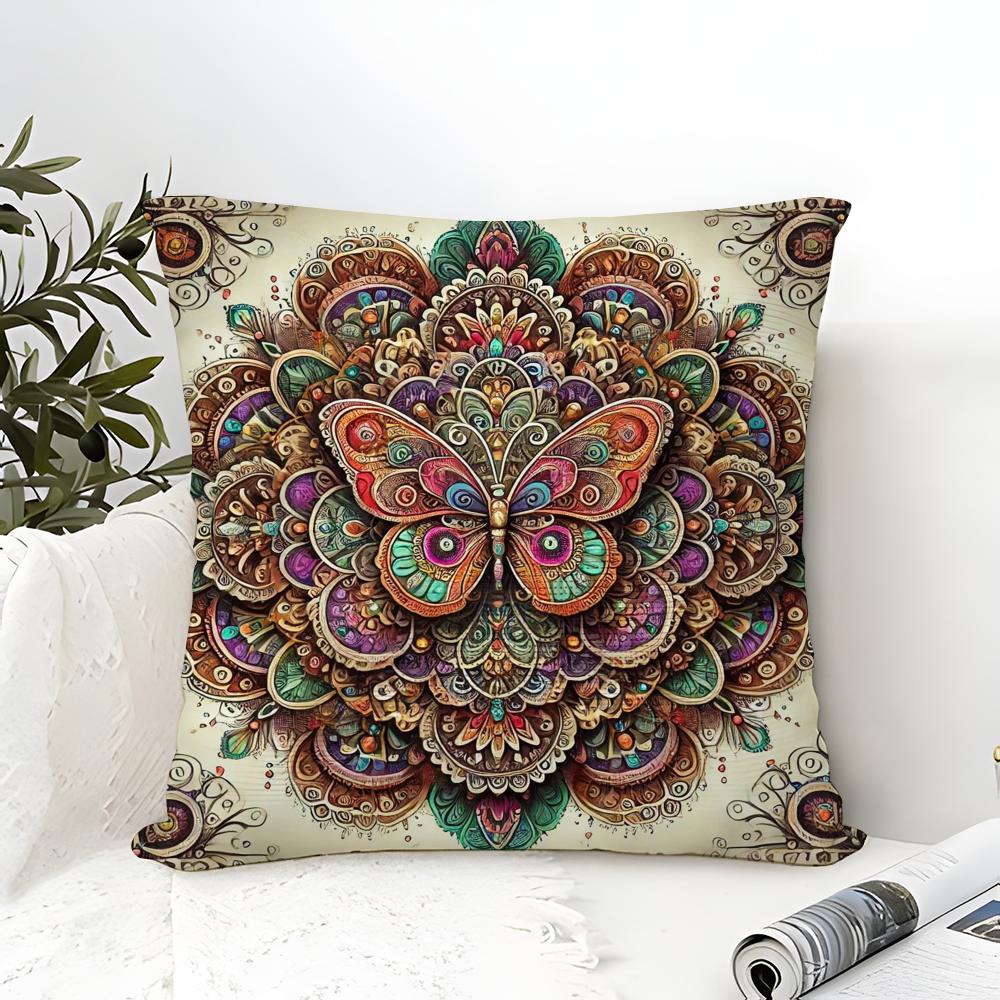 Beautiful Scenery, Elegant Natural Prints Pillow Case Linen Pillow Case Sofa Home Decor Cushion Cover Cushion Cove