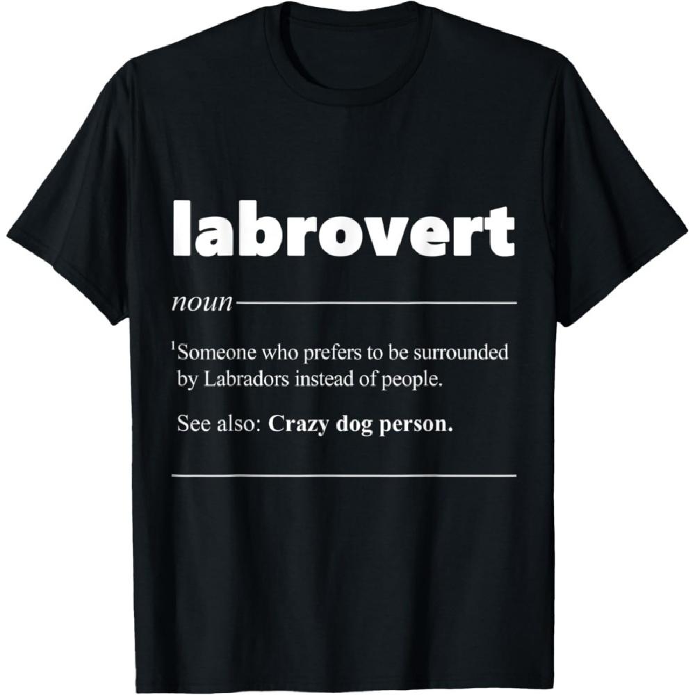 Labrovert Лабрадор Ретривер Определение Собака Щенок Любитель Собак Футболка XXXXXL чёрный