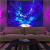 UV fluorescent tapestry print Wall Hanging Art Home Decor
