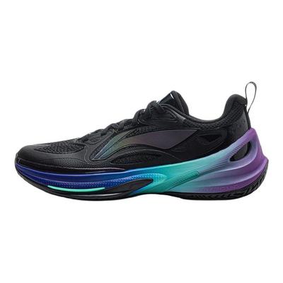 Li Ning Παιδικά Παπούτσια Μπάσκετ Πρωτοπόρος Πνεύμα 6 Ομάδα V2 Άνετα Μαλακά Ανθεκτικά Χαμηλού Προφίλ Παπούτσια Μπάσκετ Παιδικό Sneaker Μαύρο YKBV056-1