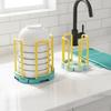 Desktop Bowl Holder for Home Adjustable Plastic Cup Shelf Drain Rack for Kitchen Tabletop Organization