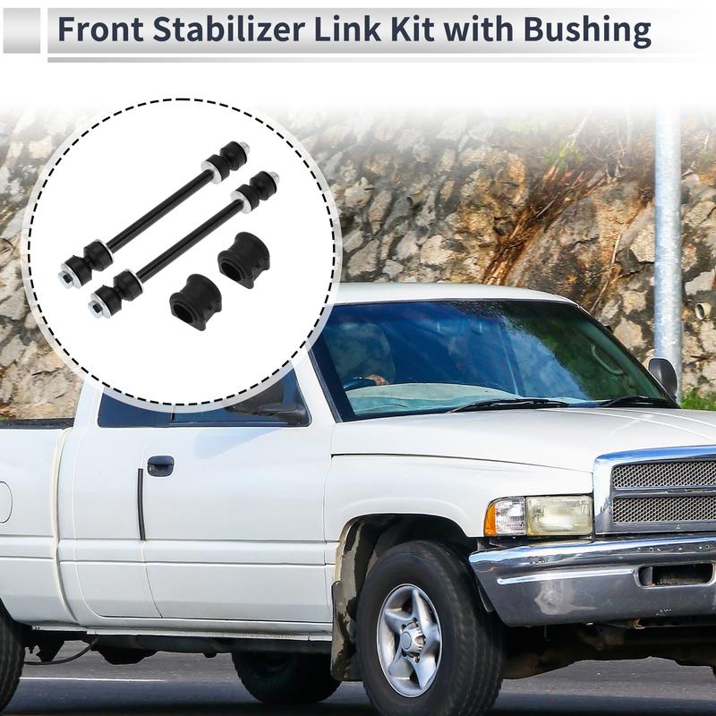 X Autohaux Front Stabilizer Bar Links with 2 Pcs Bushing for DODGE for Ram 1500 No.K7275