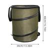 Portable Pop-Up Garden Trash Can - Collapsible Leaf & Yard Waste Storage Bag for Camping, Lawn Care
