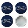 4Pcs Car Logo Wheel Hub Center Caps Decoration Accessories For Ford ST Line Focus Mustang Fiesta Puma Ranger Kuga MK7 MAX F150 BW9