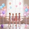 Pastel Mermaid Balloons Set of 36  Pearl Rose Gold Metallic Pink Purple Blue Latex Party Balloons for Girl Birthday Bridal Baby Shower Candyland