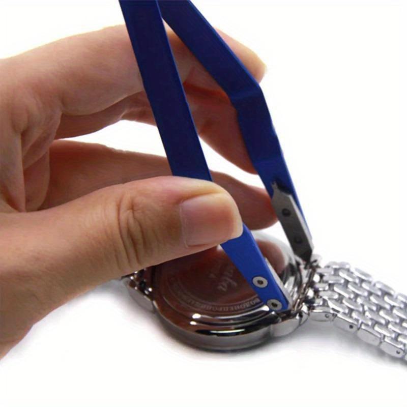 Professional Stainless Steel V-Type Watch Band Tweezer - Precision Spring Bar Removal Tool for Watches, Bracelets & Jewelry Repair with Ergonomic