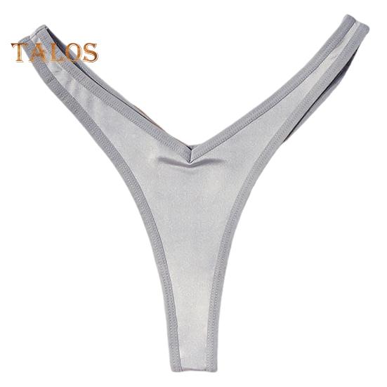 Thin Women Low Thong Panties Waist Seamless Solid Color Good Breathability Lady Underpants Female Daily Underwear