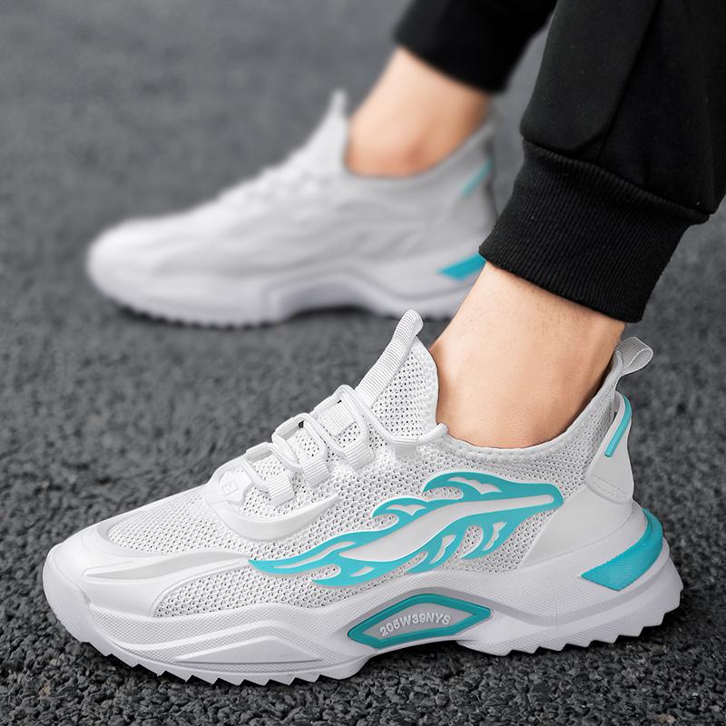 Scarpe da Uomo Sneaker Casual Traspirante Leggera Scarpa Sportiva Outdoor Mesh Nera Scarpe da Passeggio Atletiche Jogging Tenis Scarpe da Corsa