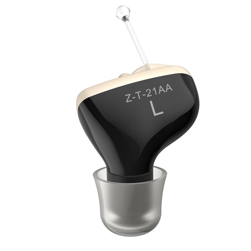 CIC Canal Invisible Hearing Aid: Mini Behind-the-Ear Noise Reduction Earphones for Elderly & Seniors.