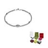 Gucci Double G Serie Ineinandergreifende Double G Kubanische Kette Armband Damenarmband Silber 678657-J8410-8191