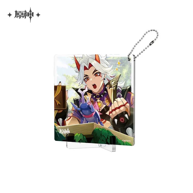 Sunsyea Genshin Impact Official Merch miHoYo Original Authentic Birthday Series Coaster Keychain Stand Wanderer Alhaitham