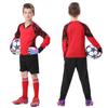 Kids Goalkeeper Uniform Boys Goalkeeper Jersey Doorkeepers Long Sleeve Sponge Protective Football Uniform For Children's